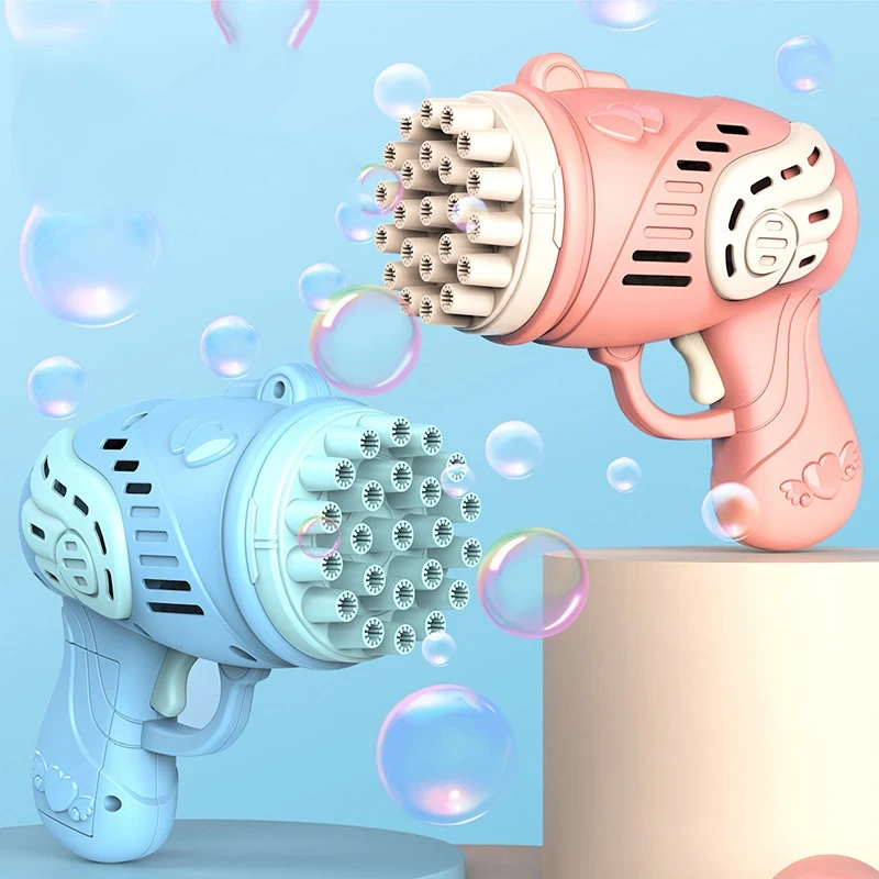 Bubble Gun – 23-Hole Fun Bubble Blaster for Kids