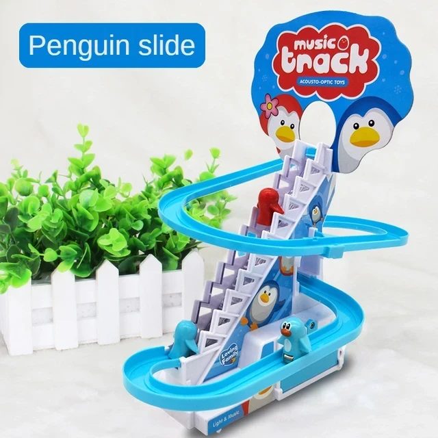 Happy Penguin Track Set With Lights & Music